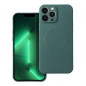 Kryt Silicone Mag Cover na Apple iPhone 13 Pro MagSAFE  Vojenská zelená