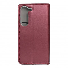 Peňaženkové puzdro Smart Magneto book na Samsung Galaxy S23 5G Bordový