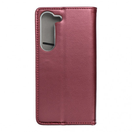 Peňaženkové puzdro Smart Magneto book na Samsung Galaxy S23 5G Bordový