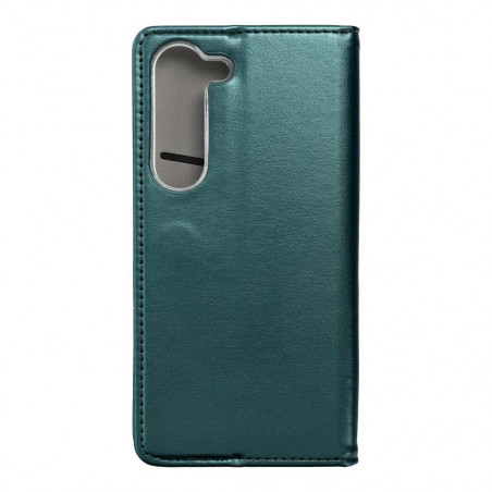 Peňaženkové puzdro Smart Magneto book na Samsung Galaxy S23 5G Tmavo zelený