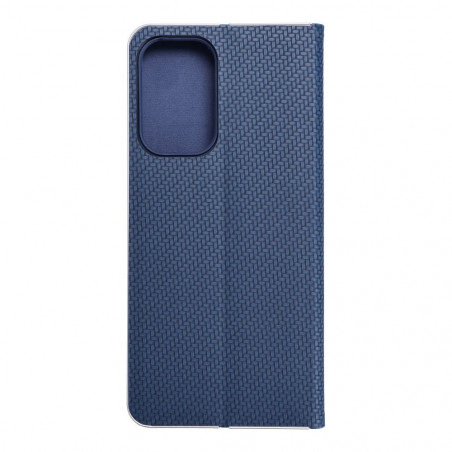 Peňaženkové puzdro LUNA Book Carbon na Samsung Galaxy A23 5G Uhlíkové vlákno, Elegant Modrý