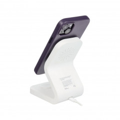 Kryt Leather Mag Cover na Apple iPhone 14 Pro Elegant  MagSAFE  Tmavo fialový (violet)