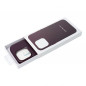 Kryt Leather Mag Cover na Apple iPhone 14 Pro Elegant  MagSAFE  Tmavo fialový (violet)
