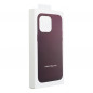 Kryt Leather Mag Cover na Apple iPhone 14 Pro Elegant  MagSAFE  Tmavo fialový (violet)
