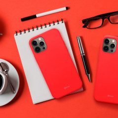 Kryt Roar Colorful Jelly na Apple iPhone 14 Pro Broskyňovo-ružový