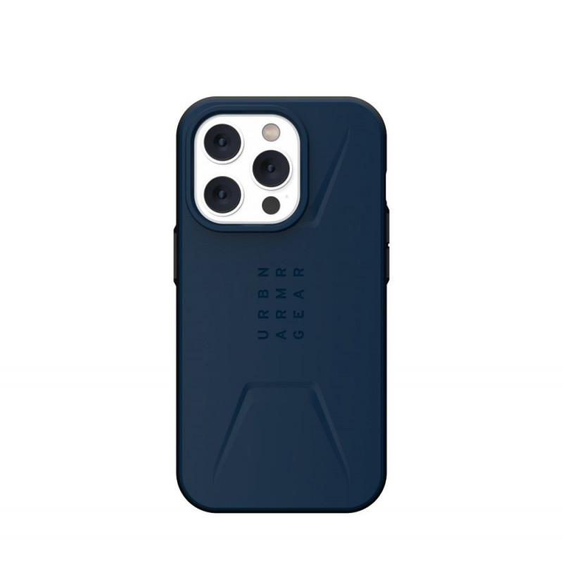 Kryt Urban Armor Gear Civilian na Apple iPhone 14 Pro Max Prémiové puzdro  MagSAFE  Tmavší modrý