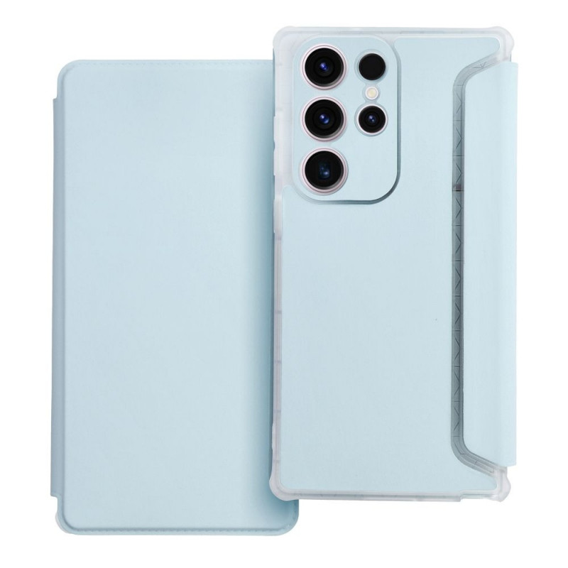Peňaženkové puzdro Piano Book na Samsung Galaxy S23 Ultra 5G Svetlo modrý