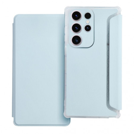 Peňaženkové puzdro Piano Book na Samsung Galaxy S23 Ultra 5G Svetlo modrý
