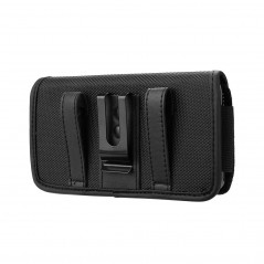 Univerzálne puzdro, Horizontálne puzdro Horizontal Belt Holster OXFORD na Apple iPhone 11 Čierny