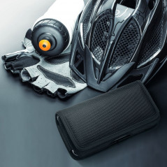 Univerzálne puzdro, Horizontálne puzdro Horizontal Belt Holster OXFORD na Apple iPhone 11 Čierny