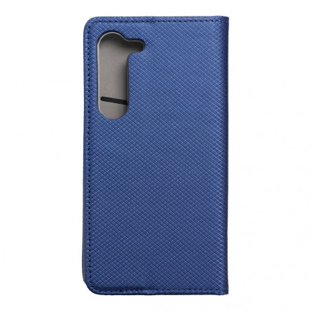 Peňaženkové puzdro Smart Case Book na Samsung Galaxy S23 5G Tmavší modrý