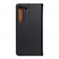 Peňaženkové puzdro Leather case SMART PRO na Samsung Galaxy S23 5G Elegant  Čierny