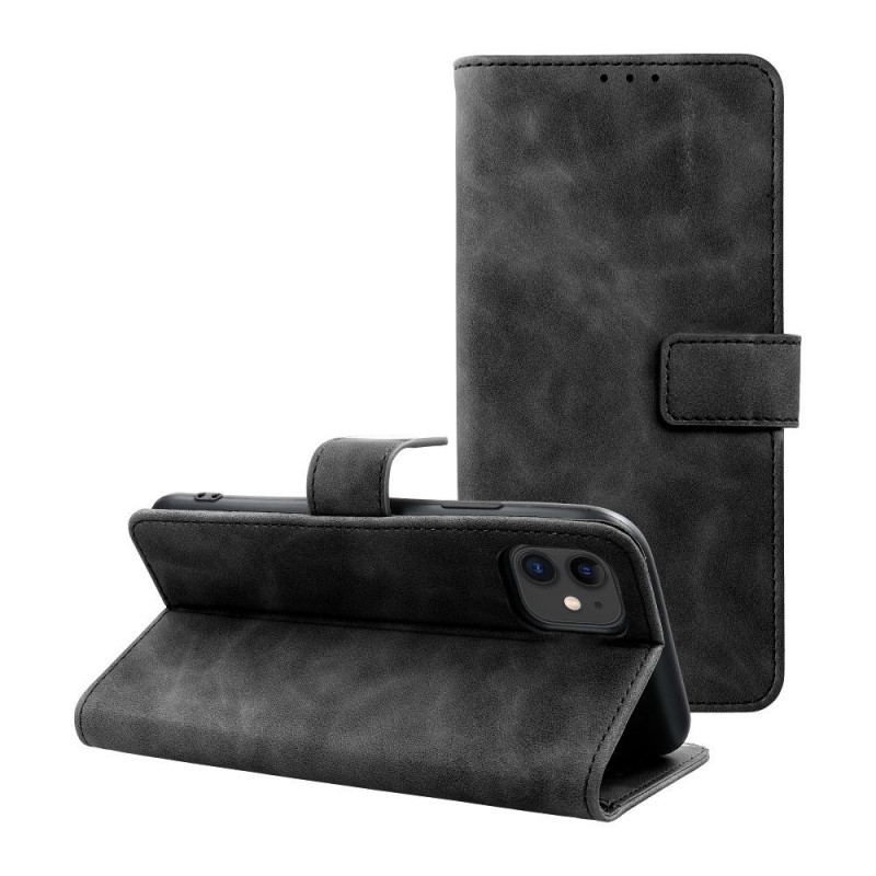 Peňaženkové puzdro TENDER Book na Apple iPhone 12 Pro Čierny
