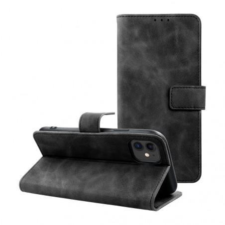 Peňaženkové puzdro TENDER Book na Apple iPhone 12 Čierny