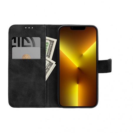 Peňaženkové puzdro TENDER Book na Apple iPhone 12 Čierny