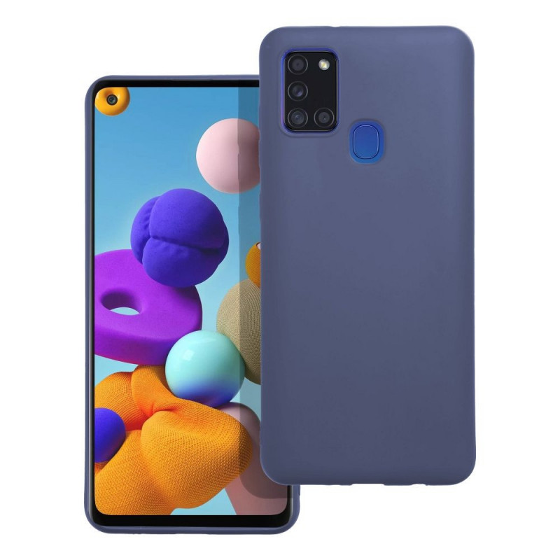 Kryt MATT na Samsung Galaxy A21s Modrý