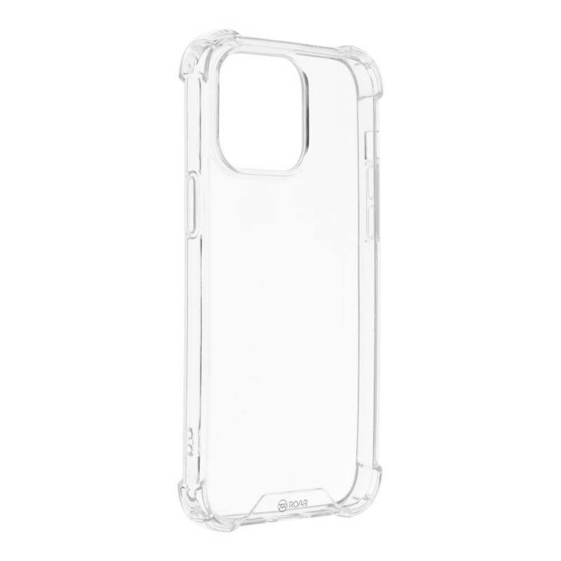 Kryt Roar Armor Jelly na Apple iPhone 14 Pro Max Prémiové puzdro  Transparentný