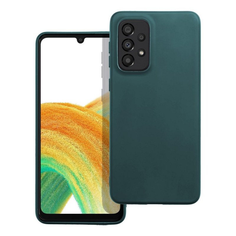 Kryt MATT na Samsung Galaxy A53 5G Tmavo zelený