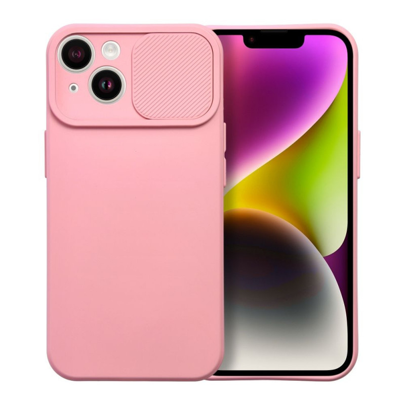 Kryt Slide na Apple iPhone 14 Svetlo ružový