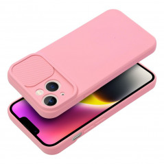 Kryt Slide na Apple iPhone 14 Svetlo ružový