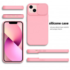 Kryt Slide na Apple iPhone 14 Svetlo ružový