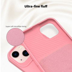 Kryt Slide na Apple iPhone 14 Svetlo ružový