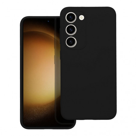 Kryt Silicone na Samsung Galaxy S23 5G Elegant Čierny