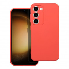 Kryt Silicone na Samsung Galaxy S23 5G Elegant Broskyňový