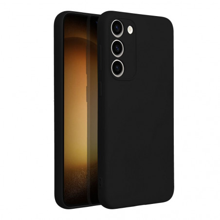 Kryt Silicone na Samsung Galaxy S23 Plus 5G Elegant Čierny