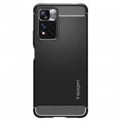Kryt Spigen Armor na XIAOMI Redmi Note 11 Pro Plus 5G Uhlíkové vlákno, Elegant  Čierny