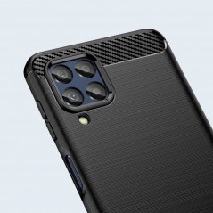 Kryt Carbon na Samsung Galaxy M53 5G Elegant  Čierny