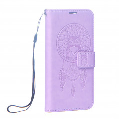 Peňaženkové puzdro MEZZO Book na Samsung Galaxy A23 5G Lapač snov  Fialový (Purple)