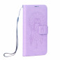 Peňaženkové puzdro MEZZO Book na Samsung Galaxy A23 5G Lapač snov  Fialový (Purple)