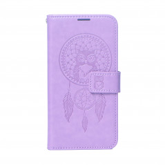 Peňaženkové puzdro MEZZO Book na Samsung Galaxy A23 5G Lapač snov  Fialový (Purple)