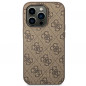 Kryt Guess 4G Gold Logo na Apple iPhone 14 Pro Elegant  Hnedý