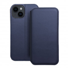 Peňaženkové puzdro Dual Pocket book na Apple iPhone 14 Tmavší modrý