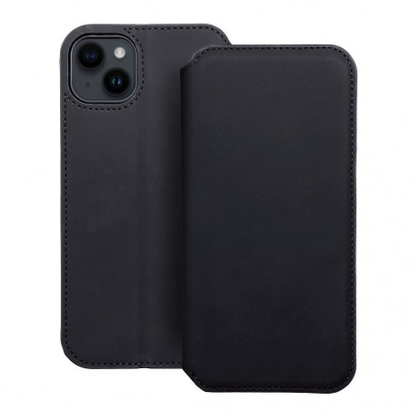 Peňaženkové puzdro Dual Pocket book na Apple iPhone 14 Plus Čierny