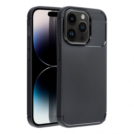 Kryt Carbon premium na Apple iPhone 11 Pro Elegant Čierny