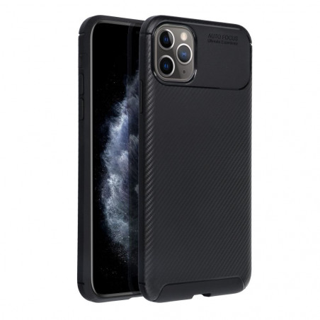 Kryt Carbon premium na Apple iPhone XS Max Elegant  Čierny