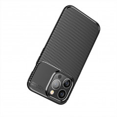 Kryt Carbon premium na Apple iPhone 11 Pro Max Elegant  Čierny