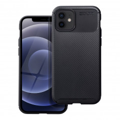 Kryt Carbon premium na Apple iPhone 12 Pro Elegant Čierny