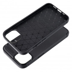 Kryt Carbon premium na Apple iPhone 13 Elegant  Čierny