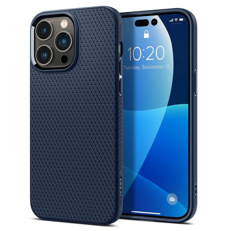 Kryt Spigen  Liquid Air na Apple iPhone 14 Pro Námornícka modrá
