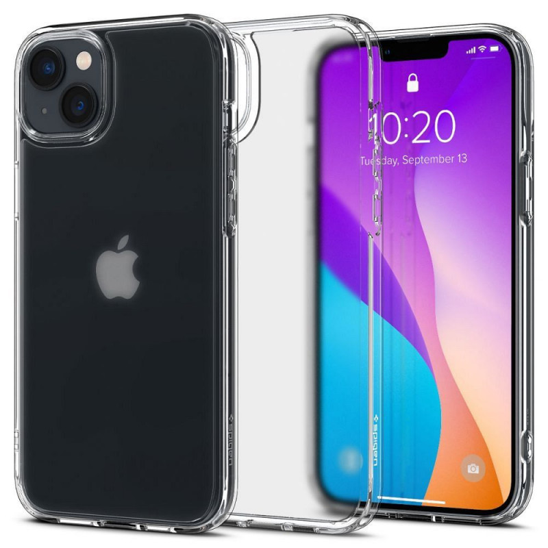 Kryt Spigen Ultra Hybrid na Apple iPhone 14 Krištáľovo čistý  Transparentný