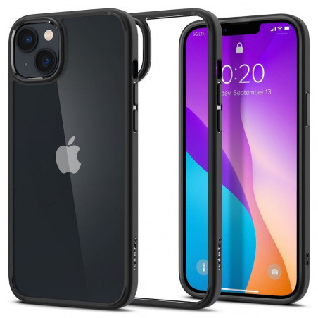Kryt Spigen Ultra Hybrid na Apple iPhone 14 Plus Krištáľovo čistý  Matná čierna