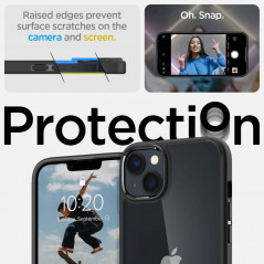 Kryt Spigen Ultra Hybrid na Apple iPhone 14 Plus Krištáľovo čistý  Matná čierna