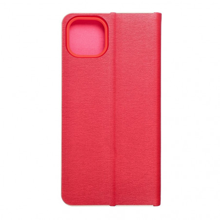 Peňaženkové puzdro LUNA Book Gold na Apple iPhone 14 Plus Elegant Červený