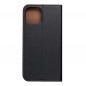 Peňaženkové puzdro Leather case SMART PRO na Apple iPhone 14 Elegant  Čierny