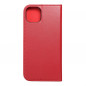 Peňaženkové puzdro Leather case SMART PRO na Apple iPhone 14 Plus Elegant  Vinovo červený
