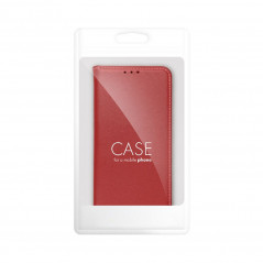 Peňaženkové puzdro Leather case SMART PRO na Apple iPhone 14 Pro Elegant  Vinovo červený